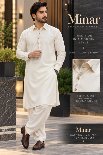 Wash & Wear Shalwar Kameez ( Minar )